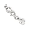 thumbnail image 3 of 14K White Gold bracelet Fancy 7 in Polished, 3 of 4