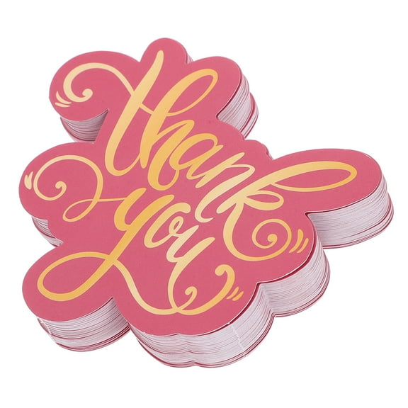 50 Pcs Thank You Cards for Your Purchase Small Business Baby Rosy