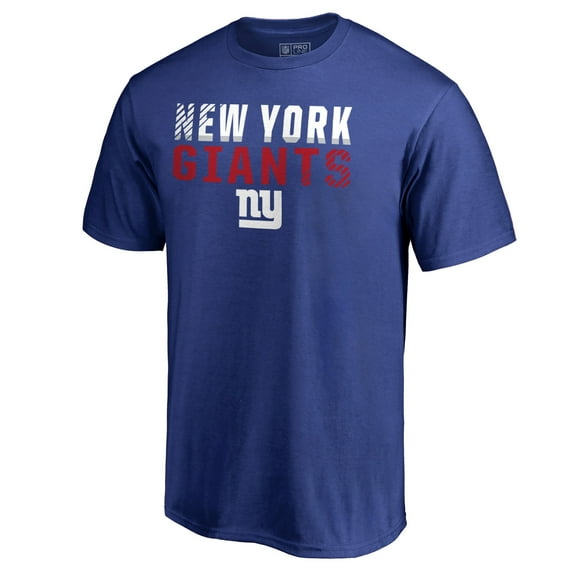 Men's Royal New York Giants Iconic Collection Fade Out T-Shirt