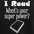 thumbnail image 3 of CafePress - I Read What’S Your Super Power? Pajamas - Women's Short Sleeve Print T-Shirt and Pants Dark Cotton Pajama Set, 3 of 7