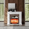 thumbnail image 7 of SOLACE FURNITURE 44" x 36.5" Floor Standing Electric Fireplace, 10000 BTU, 7 of 7