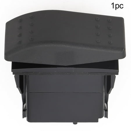 RANMEI Switch Rocker Switch (On)-Off-(On) 12/24Vdc 12V 30A Rectangular Spdt Momentary Waterproof Automotive Applications
