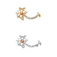 thumbnail image 1 of 2 piezas de broche de tejido nervioso accesorios de ropa de enfermera Yinane Broche de tejido nervioso, 1 of 8