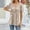 Rose Gold, variant on Women's New Round Neck Floral Solid Color Top Over Short Sleeve Loose T Shirt Women's Top Womens Tops plus Long Sleeve Oversized Shirts for Women plus Size for Women Tops Fall Shirts for Women plus