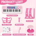 thumbnail image 3 of Piano Toy NEUBSAW de 37 teclas con micrófono para niñas de 3 a 7 años, 3 of 9
