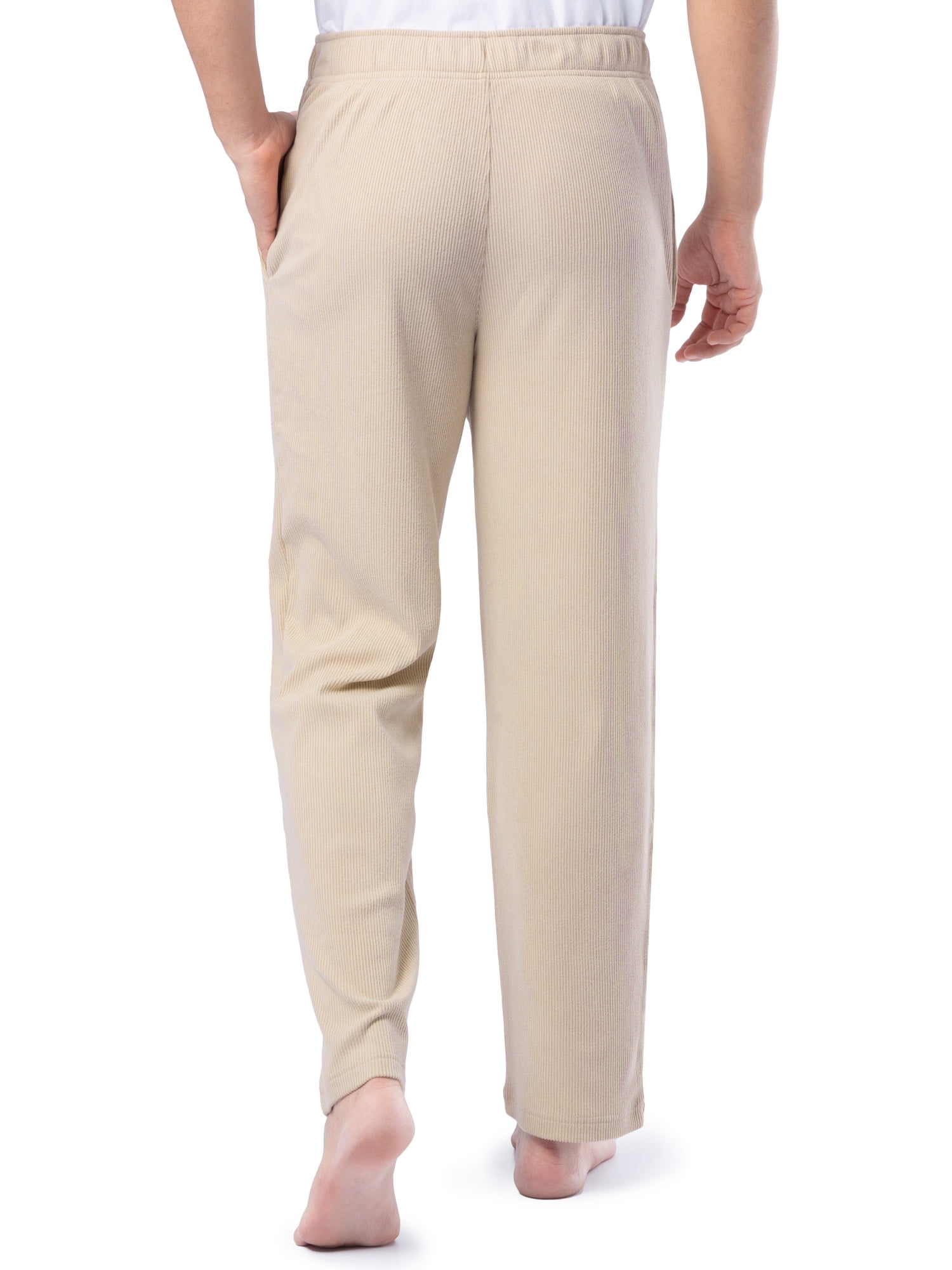 Fruit of the Loom Men's Rib Knit Sleep Pant, Sizes S-5XL
