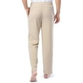 thumbnail image 3 of Fruit of the Loom Men's Rib Knit Sleep Pant, Sizes S-5XL, 3 of 9