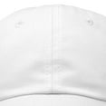 thumbnail image 2 of DALIX Womens Hat Lightweight 100% Cotton Cap in White, 2 of 6