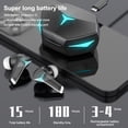 thumbnail image 2 of Sidaley HiFi Sound Auriculares para juegos Auriculares compatibles con Bluetooth Negro Type2 NO2, 2 of 6