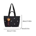 thumbnail image 2 of Bolso La Los Viajes Elegantes Con Bolsas Diamante Diamantes Mujeres Acolchadas Gran Capacidad Ligera Colgantes Oso para El Invierno Otoño, 2 of 9