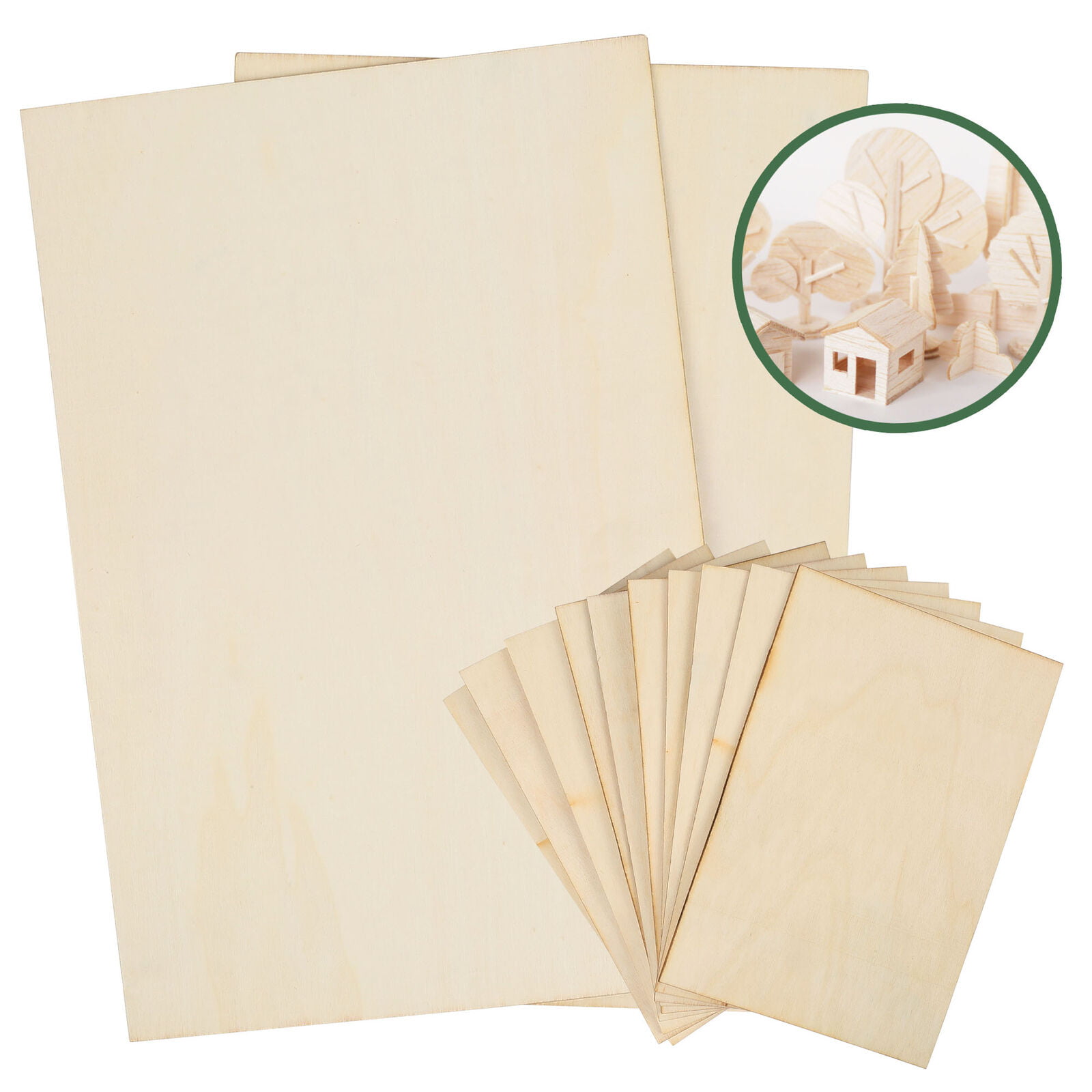 15 Pack 6x4 Basswood Sheets For Crafts 2mm Thin Cricut Wood Sheets Cricut  Basswood Plywood Sheets For Christmas Decorations Drawing Painting Diy  Birth