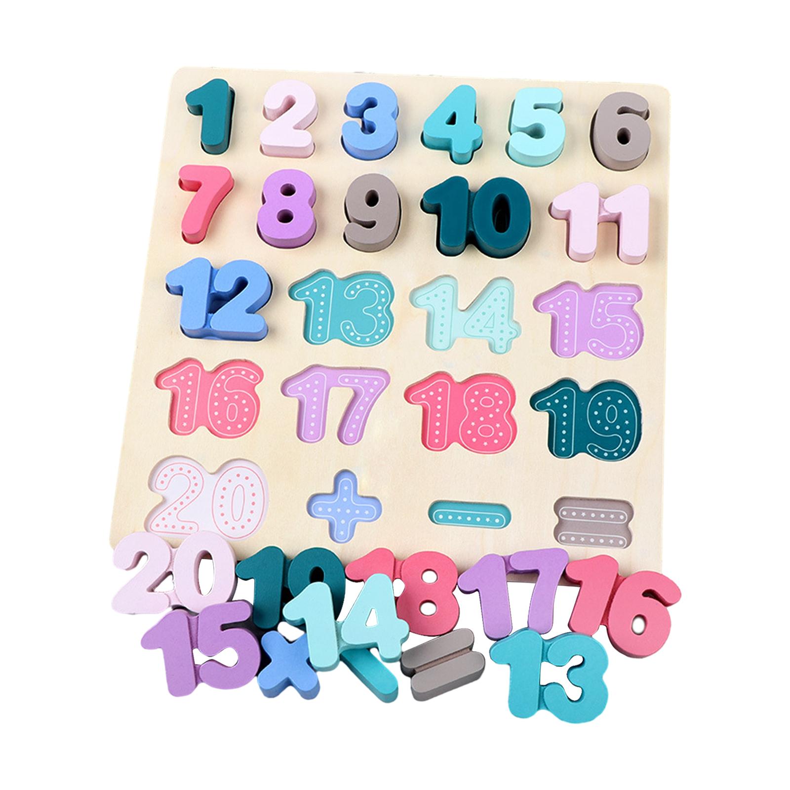 Rushawy Montessori Blocks Puzzle Early Education Toys for