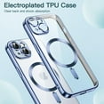 thumbnail image 3 of JETech Electroplated Case for iPhone 15 Plus 6.7-Inch, Camera Lens Full Protection, Compatible with MagSafe Wireless Charging, Shockproof Soft TPU Phone Cover (Sierra Blue), 3 of 7