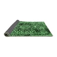 thumbnail image 2 of Ahgly Company Indoor Round Abstract Emerald Green Modern Area Rugs, 4' Round, 2 of 4