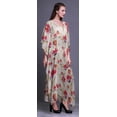 thumbnail image 3 of Bimba Caftan pour Femme Tenue d'Intérieur Robe Maxi de Plage Couvre-Maillot, 3 of 5
