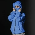 thumbnail image 2 of Enjoytime Womens Jacket Solid Color Long Sleeve Zip Up Hoodie Lightweight Fall Fashion Fall Winter Coat Casual Outerwear, 2 of 8