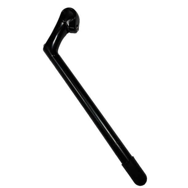 Toystoory Bike Quill Stems Aleación de aluminio Barra de mango resistente al desgaste Abrazaderas de manillar de cuello de cisne Ciclismo Negro/80x25.4x22.2