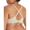 thumbnail image 3 of Hanes Womens No-Show Wireless Bra, Concealing Petals No-Show Bra with Convertible Straps, 3 of 10