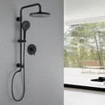 thumbnail image 3 of Multi Function Handheld Shower Head, Wall Mounted Exposed Shower System with Rough-In Valve, 3 of 5
