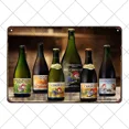 thumbnail image 3 of Carteles de chapa metálica vintage con diseño de cerveza belga, decoración para bar, pub, club, cafetería, pegatinas de pared de hierro, placa retro de 20 x 30 cm, 3 of 5