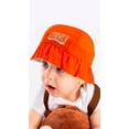 thumbnail image 3 of Wear Sierra Enjoy Summer Holidays Toddler Sun Hat, Soft Blend, UV Protection, Pumpkin, One Size, 3 of 3