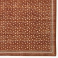 thumbnail image 5 of Linon Outdoor Washable Area Rug Collection, Orange and Ivory, 5' x 7', 5 of 8