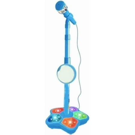 

Yazoeiaing Students Microphone Microphone with Stand Toddler Microphone Stand with Light Microphone for Singing Family Kindergarten Performance Easy Carrying Gifts for Kids STI-857