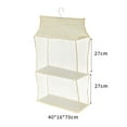 thumbnail image 4 of Unique Bargains 1 Pc Three-dimensional Double Layer Shoes Dust Cover Dustproof Shoes Dust Protection Bag Beige, 4 of 5