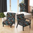 thumbnail image 1 of Designart "Nomadic Mosaic II" Multicolor Paisley Upholstered Accent Chair - Glam Arm Chair For Bedroom, 1 of 7