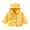 Yellow, variant on PINQI Toddler Casual Tops Kids Children Baby Boys Girls Long Sleeve Hooded Jacket Thick Coat Button Outwear with Pockets for 1 to 10 Years