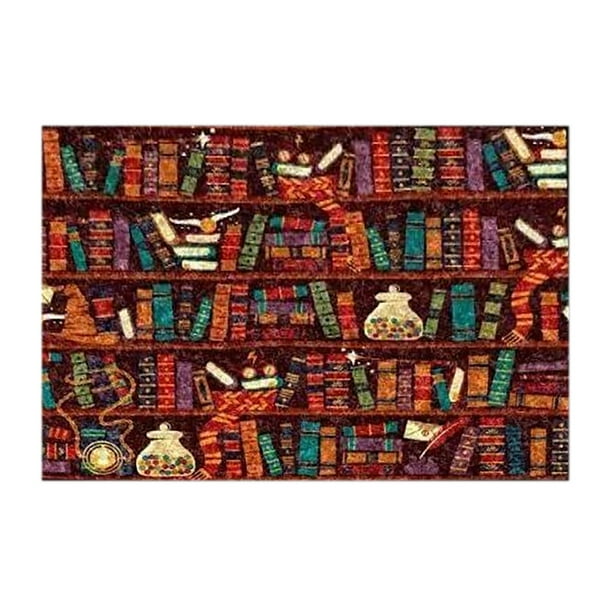 Rovga Door Mat Book Lovers Bookshelf Floor Mats Door Mats