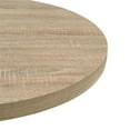 thumbnail image 3 of vidaXL Bistro Table MDF and Steel Round 80x75 cm Oak Colour, 3 of 3