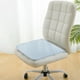 thumbnail image 4 of Cojín de asiento fresco para silla de oficina - Almohadilla antideslizante de 40x40 cm - Cojín de poliéster gris, azul y rosa para escritorio y hogar, 4 of 6