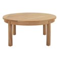 thumbnail image 1 of Modway Marina Table Basse Ronde Moderne en Bois de 40 Pouces pour Patio en Teck Naturel, 1 of 5