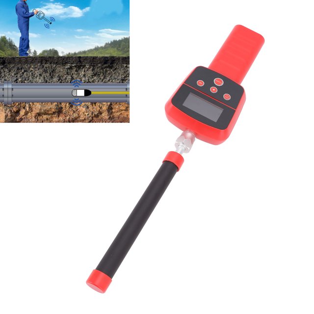 Localisateur de Pipeline, Résistant à l'Eau Portable 512Hz Localisateur de Tuyau Souterrain pour Câble