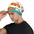 thumbnail image 3 of Gaeub Fall Pumpkins Print Beanie Hats for Men Women,Winter Caps,Knit Cuffed Beanie,Cuffed Cap,Great for Winter Activities, 3 of 7