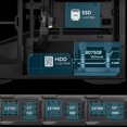 thumbnail image 3 of Gabinete para PC Lian Li Vector V100R Mini Tower con ventiladores ARGB, 3 of 8