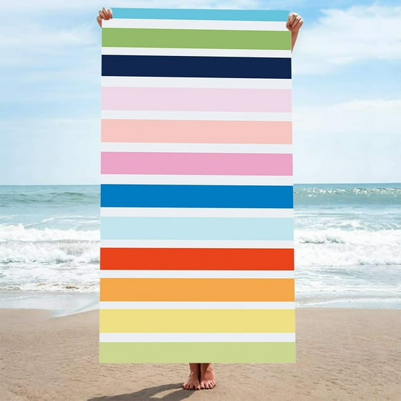 SBYOJLPB Stripe Series Microfiber towels Large Bath towels Beach towels