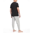 thumbnail image 2 of Camiseta Tommy Hilfiger Core Flag con cuello en V para Hombre - Negra, 2 of 4