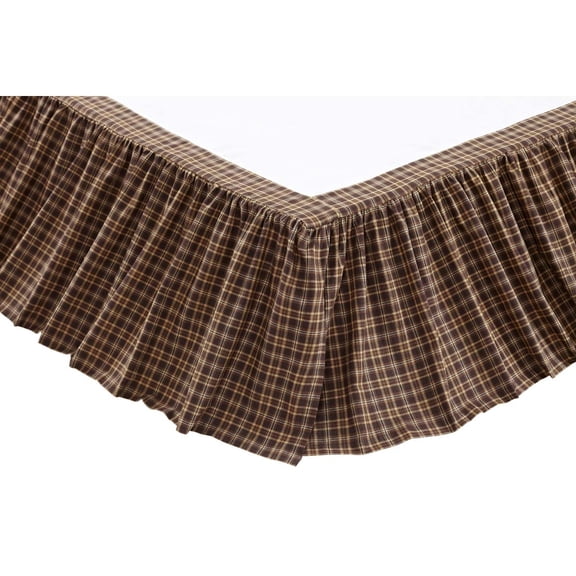Rustic & Lodge Bedding Prescott Brown Bed Skirt