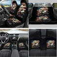 thumbnail image 2 of Yuyamidu Eagle Car Seat Covers Set for Men American Flag Car Floor Mats Steering Wheel Cover Seat Belt Covers Auto Cup Holders Gear Shift Cover, 15 Pack, 2 of 6