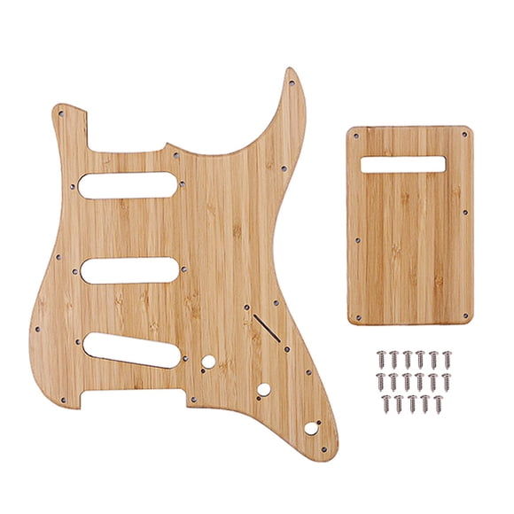 Eigraketly Golpeador de bambú Placa trasera liviana Tornillos de golpeador resistentes al desgaste Accesorios para instrumentos musicales Eigraketly  OD022564-00