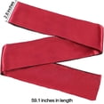 thumbnail image 3 of 2 Pack Sleeping Mask Satin Eye Mask Blindfold, 150 Cm (black Rose Red And Black), 3 of 5