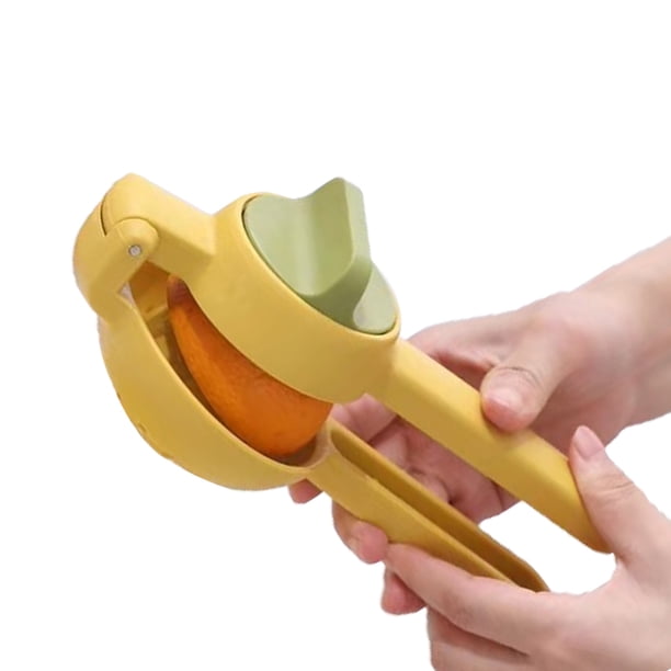 Exprimidor de limón manual, exprimidor de mano portátil de plástico multifuncional fácil de limpiar exrimidor de cítricos manual exprimidor de limón de mano exprimidor