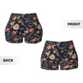 thumbnail image 5 of Kdxio Flower Print Workout Shorts for Women Seamless Soft Smooth Gym Yoga Scrunch Active Shorts, 5 of 9