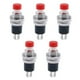 thumbnail image 1 of Scienceny Botones eléctricos de 5 piezas, tapas redondas de reinicio automático, componentes de interruptores de alimentación de contacto de Herramientas y ferretería Rojo, 1 of 6