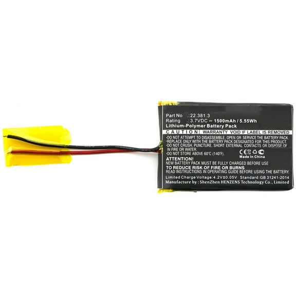 Batteries N Accessories BNA-WB-P7162 Remote Control Battery - Li-Pol, 3.7V, 1500 mAh, Ultra High Capacity Battery - Replacement for Teleradio 22.381.3 Battery