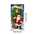 thumbnail image 6 of Christmas YZEGDCH Door Cover, Hanging Wall Sign for Front Door, Thermal Insulated Temporary Doorway Cover Room Divider Drapes, Gifts for Women Men, 6 of 6
