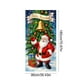 thumbnail image 3 of 35 X 72 Inch Christmas Door Cover Christmas Door Curtain Christmas Day Door And Wall Decoration Festival Party Decoration, 3 of 6