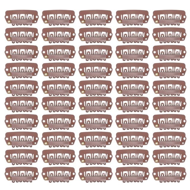 Snap Clip, Clip Metal Different Use Durable For Woman For Barber Shop Light Brown
